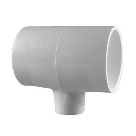 Charlotte Pipe And Foundry PVC024005250 90 deg Schedule 40 PVC Reducing Tee 1.25 x 1.25 x 0.5 in. 44897